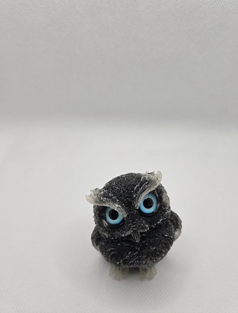 Set Of 3 Owl Crystal Statues